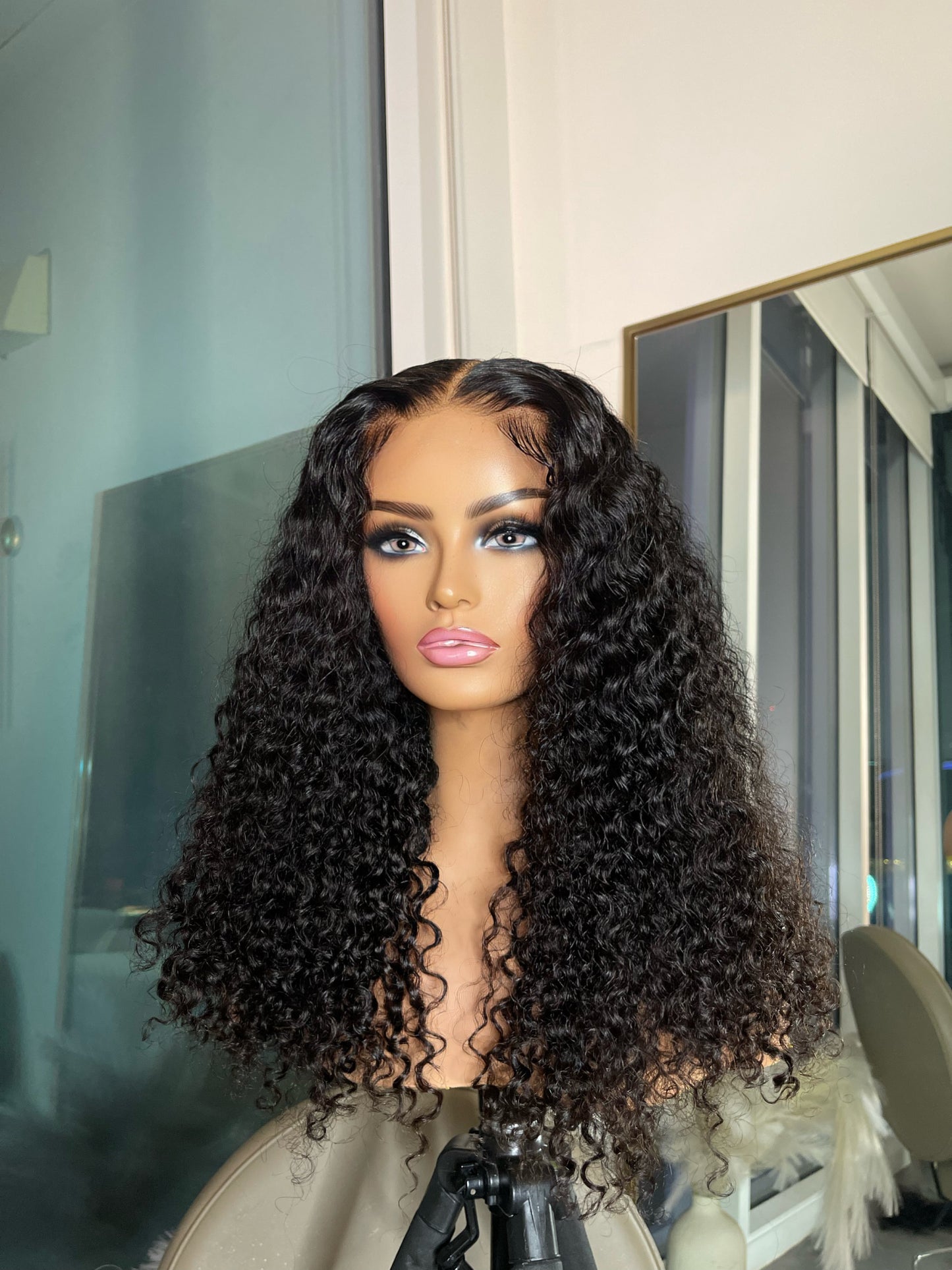 5x5 HD Deep Curly Flash Wig Sale