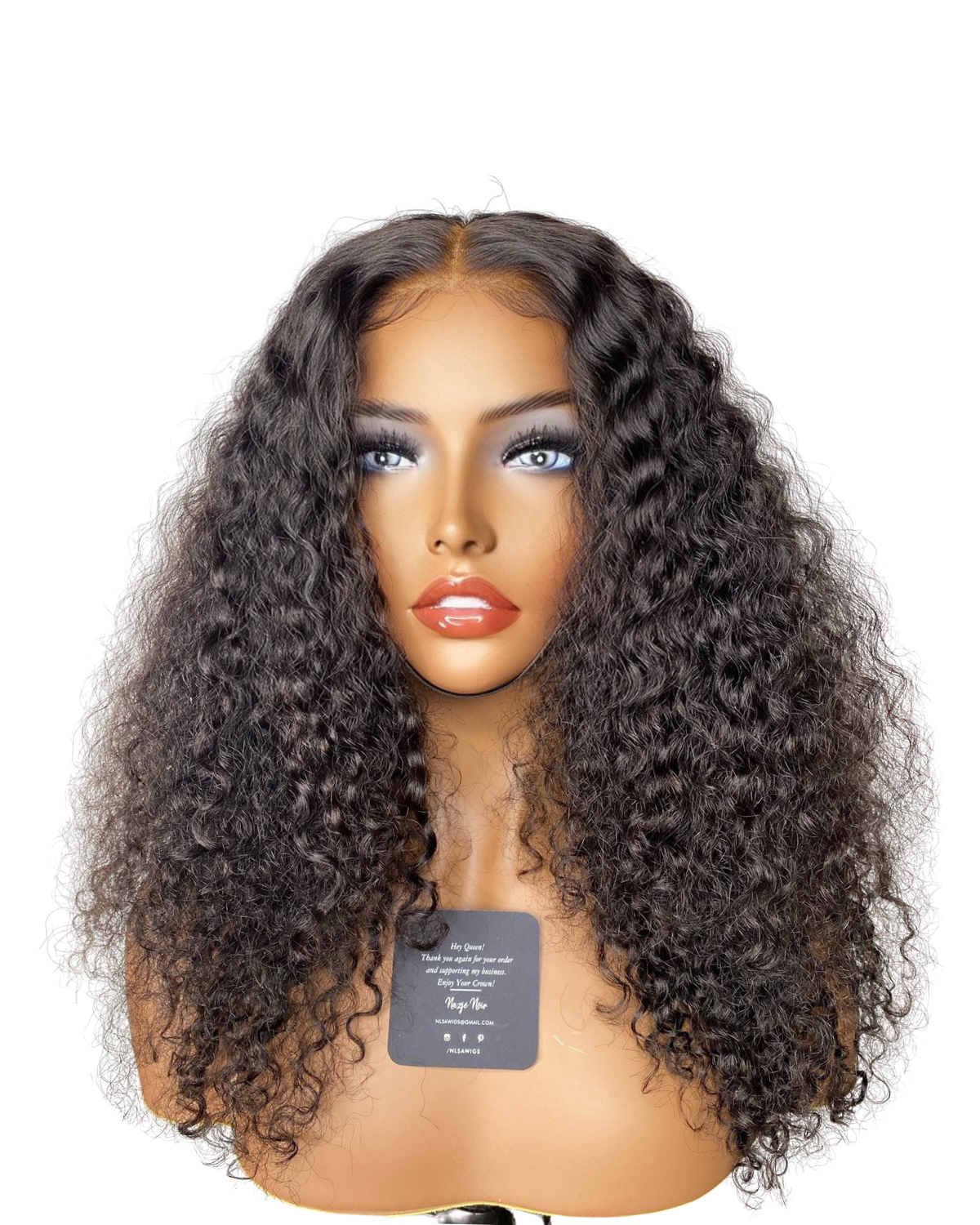 Nala 22" Natural Brown Kinky Curly HD Lace