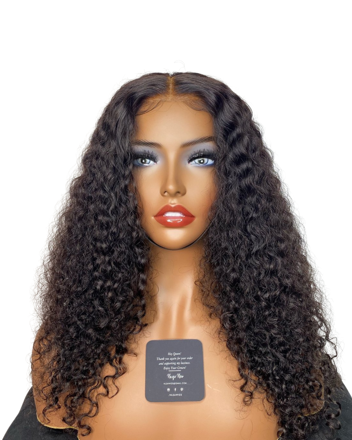 Nala 22" Natural Brown Kinky Curly HD Lace